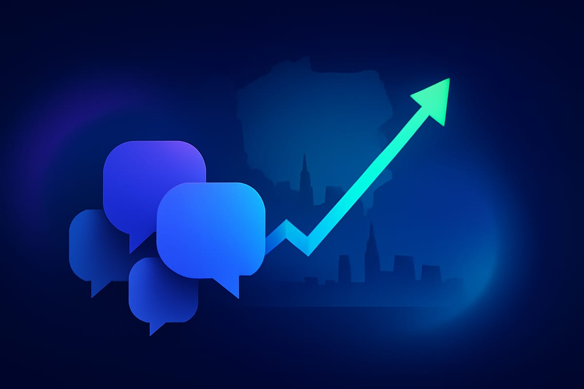Text (dawne LiveChat) w 2026: wrocławski SaaS pod nową marką po rebrandzie 2024 r., dwuosobowy zarząd, mWIG40-ka z…