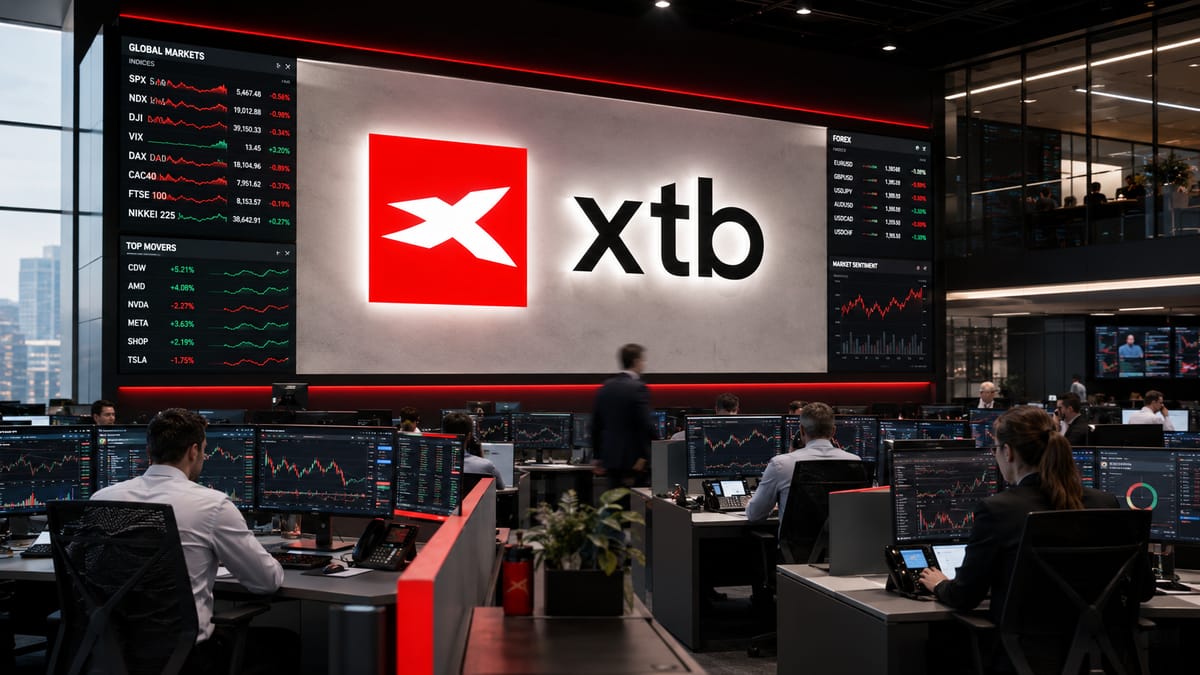 XTB in 2026: record Q1 with PLN 535 m profit and 370 k new clients, dividend PLN 4.07 per share